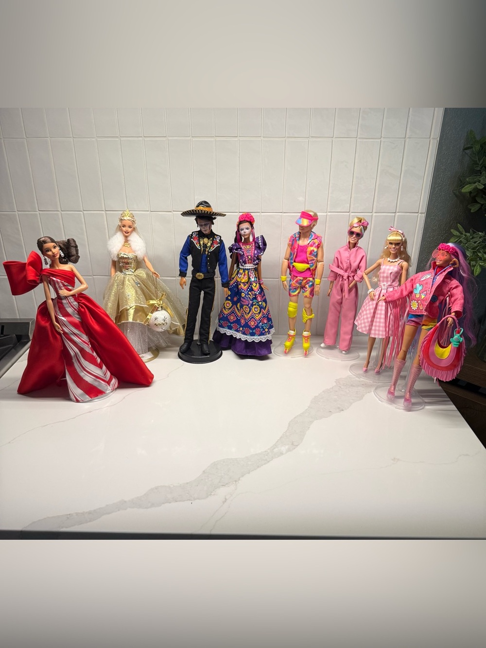 Barbie Doll Collection lot Day of the Dead Movie Christmas 2000 Holiday